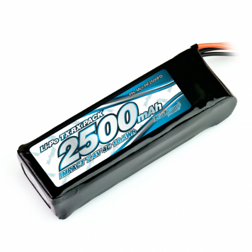 Muchmore Racing IMPACT Li-Po 2500mAh/7.4V 4C Battery