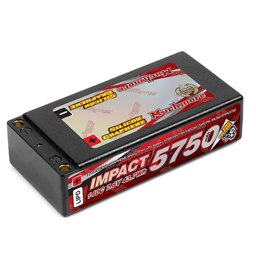 Muchmore Racing IMPACT [Silicon Graphene] FD4 5750mAh/7.6V 140C Shorty Battery