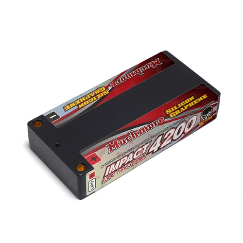 Muchmore Racing IMPACT [Silicon Graphene] Super Thin LCG HV FD4 4200mAh7.6V 130C Shorty Battery